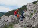 Kerstin, Tim und Stefan am Grat