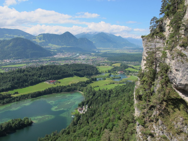Inntal vom Reintalersee-Klettersteig aus