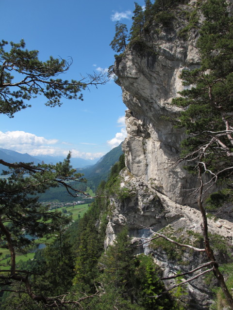 vom Reintalersee-Klettersteig Richtung Westen