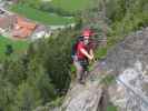 Peter Kofler-Klettersteig: Carmen im ersten Teil