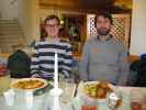 Jakob und Rafael im Restaurant Zum Schinakl