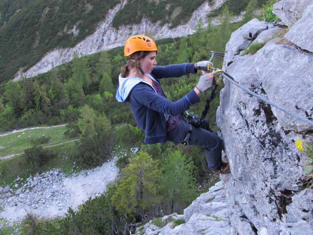 S&uuml;d&ouml;stlicher &Uuml;bungsklettersteig Prielschutzhaus: Hannelore (6. Juni)