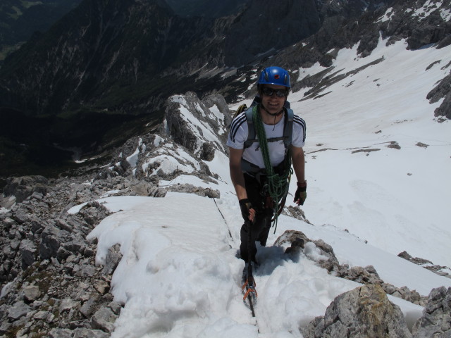 Bert-Rinesch-Klettersteig: Christian am S&uuml;dgrat (7. Juni)