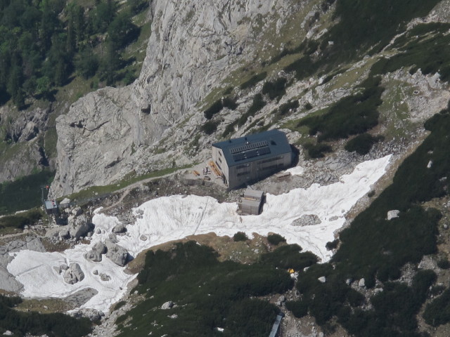 Welser H&uuml;tte von Weg 262 aus (7. Juni)