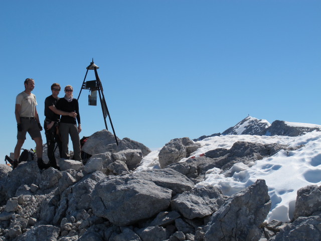 Ich, Christian und Sabrina am Schermberg, 2.396 m (8. Juni)