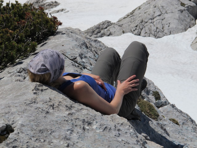 Sabrina auf der Pfaffenschneid (8. Juni)