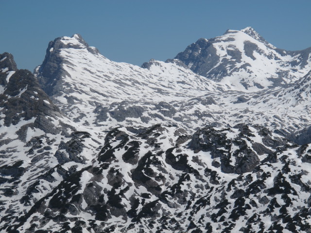 Schermberg und Gro&szlig;er Priel vom Elm aus (9. Juni)