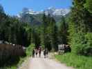 Erich, Hannelore, Lukas, Doris und Katarina auf Weg 201 zwischen Krumme Steyr und Polsterlucke (6. Juni)