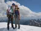 Christian und Sabrina am Großen Priel, 2.515 m (7. Juni)