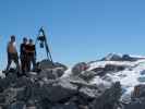 Ich, Christian und Sabrina am Schermberg, 2.396 m (8. Juni)