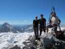 Sabrina, Christian und ich am Schermberg, 2.396 m (8. Juni)