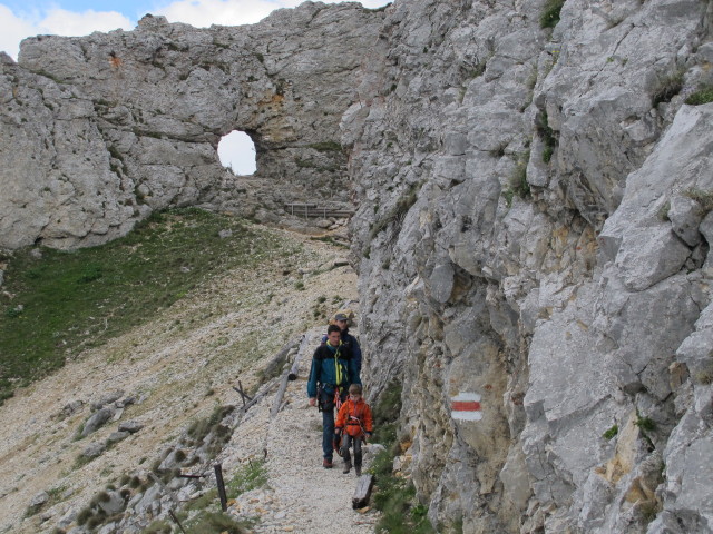 Stefan, Florian und Tim am Törlweg