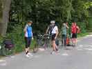 Erich, Norbert, G&uuml;nther, Rudolf und Erwin am Lafnitztal-Radweg in Neudau (21. Juni)