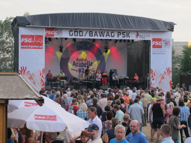 Andy Lee Lang auf der G&Ouml;D/BAWAG PSK-B&uuml;hne (28. Juni)