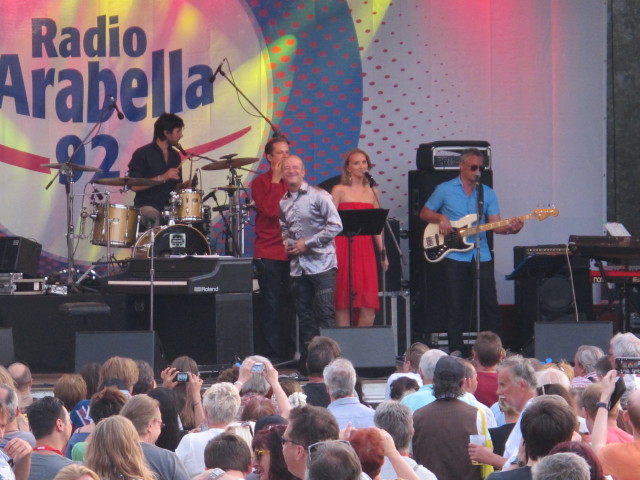 Andy Lee Lang auf der G&Ouml;D/BAWAG PSK-B&uuml;hne (28. Juni)