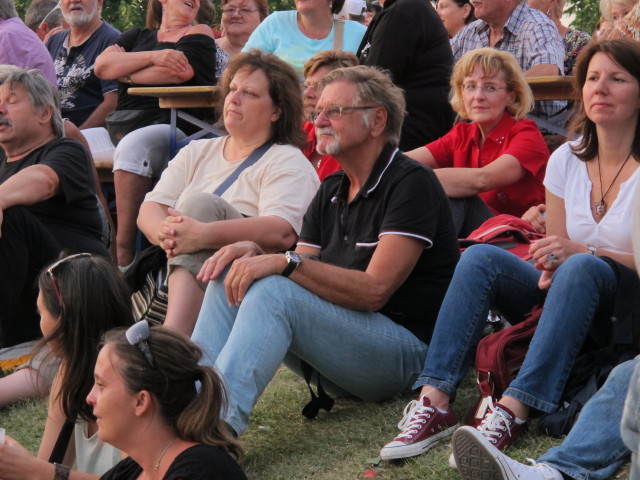 Papa bei der G&Ouml;D/BAWAG PSK-B&uuml;hne (28. Juni)