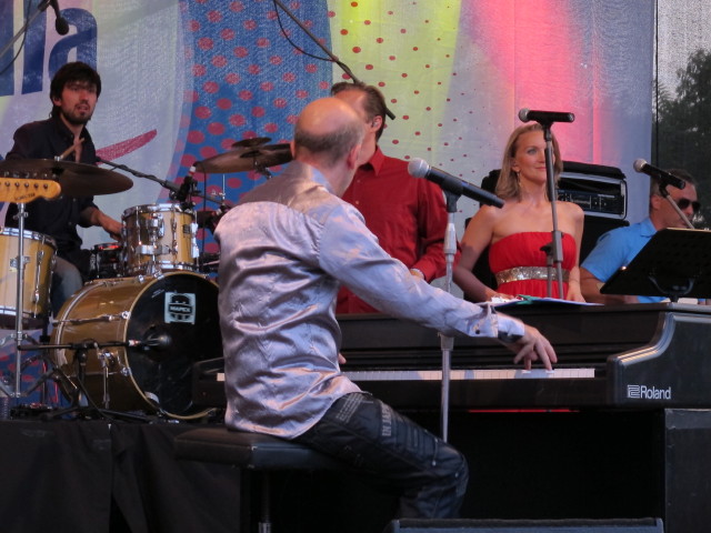 Andy Lee Lang auf der G&Ouml;D/BAWAG PSK-B&uuml;hne (28. Juni)