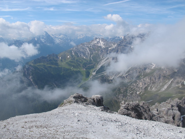 von der Marchreisenspitze Richtung Südwesten