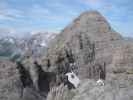 Axel am Lustige Bergler-Steig zwischen Ampferstein und Marchreisenspitze