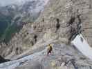 Axel am Lustige Bergler-Steig zwischen Ampferstein und Marchreisenspitze