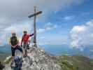 Axel und ich auf der Hochtennspitze, 2.549 m