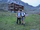 Christoph und ich bei der Hochschoberhütte, 2.322 m (4. Juli)