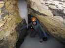 Hannelore in der Obstanser Eishöhle