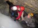 Daniel, Doris und Ernst in der Obstanser Eishöhle