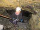 Daniel in der Obstanser Eishöhle