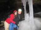 Doris und Daniel in der Obstanser Eishöhle