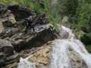 Millnatzenklamm-Klettersteig: Helga im Sektor 1