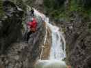 Millnatzenklamm-Klettersteig: Cathrin und Helga im Sektor 1