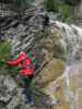 Millnatzenklamm-Klettersteig: Cathrin und Helga im Sektor 1