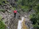 Millnatzenklamm-Klettersteig: Cathrin und Hannelore im Sektor 3