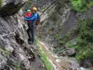 Millnatzenklamm-Klettersteig: Cathrin und Hannelore im Sektor 5