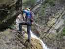 Millnatzenklamm-Klettersteig: Hannelore im Sektor 5