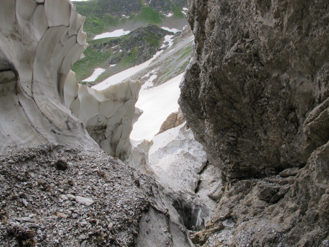 Große Kinigat-Klettersteig: beim Einstieg