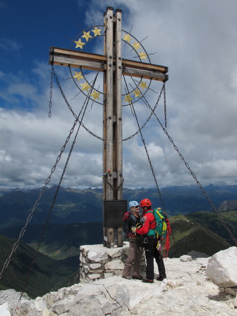 Evelyn und Erwin auf der Großen Kinigat, 2.689 m