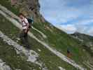 Wolfgang und Dominika zwischen Tscharre und Große Kinigat-Klettersteig