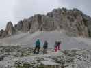 Wolfgang, Evelyn, Miriam und Dominika am Filmoorsattel, 2.453 m