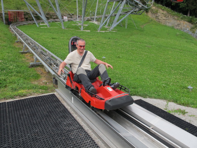 Erich in der Talstation