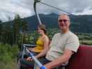 Hannelore und Erich in der Schlossbergbahn