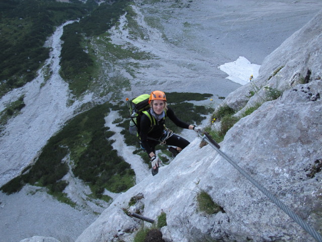 Anna-Klettersteig: Sabrina am Mittersteink&ouml;pfl (19. Juli)