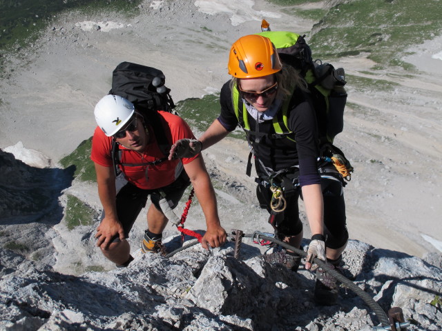 Johann-Klettersteig: Sabrina am Alb-Wil-Pfeiler (19. Juli)