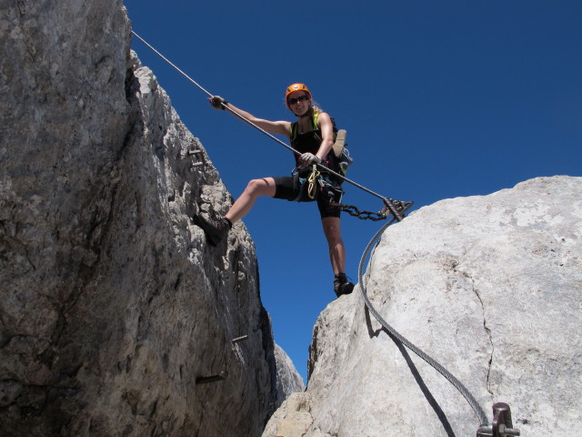 Schulteranstieg: Sabrina (19. Juli)