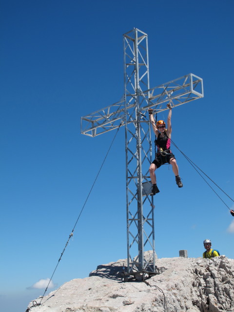 Sabrina am Hohen Dachstein, 2.995 m (19. Juli)
