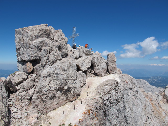 Hoher Dachstein vom Westgrat-Klettersteig aus (19. Juli)