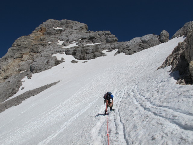 Christian am Gro&szlig;en Gosaugletscher (19. Juli)