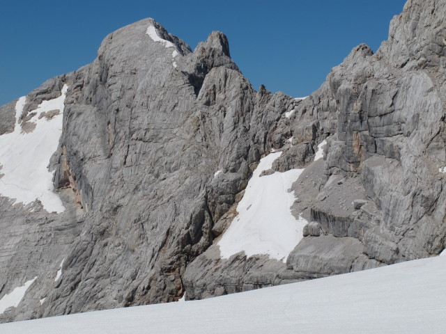 Amon-Klettersteig vom Gro&szlig;en Gosaugletscher aus (19. Juli)