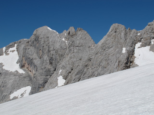 Amon-Klettersteig vom Gro&szlig;en Gosaugletscher aus (19. Juli)